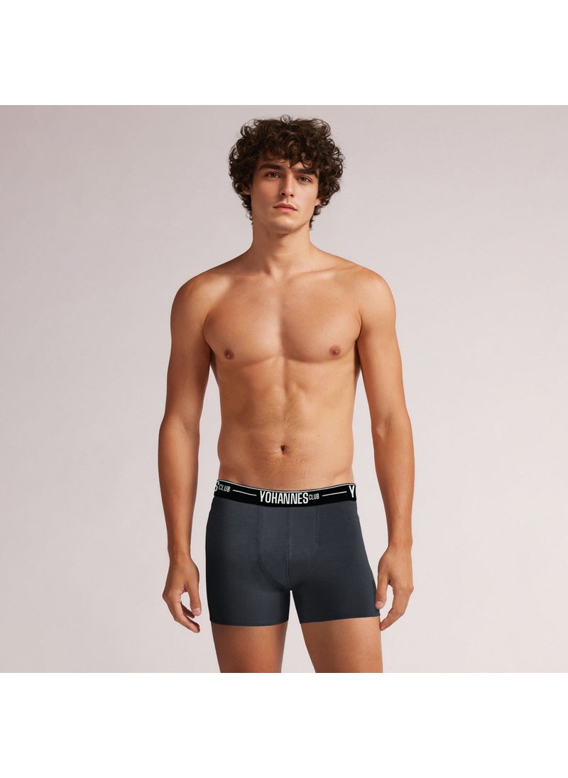 Yohannes Club - men, Special Pouch Cotton Boxer, single, Smoke - Image 1