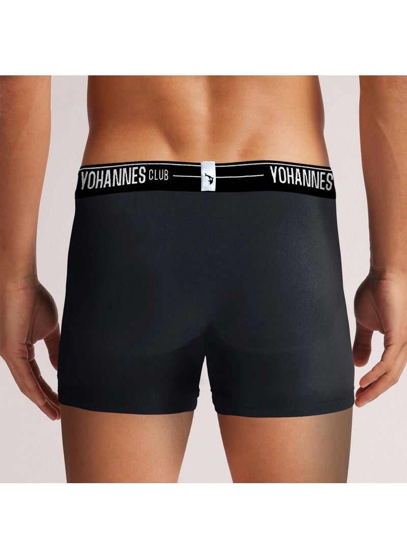 Yohannes Club - men, Special Pouch Cotton Boxer, single, Smoke - Image 1
