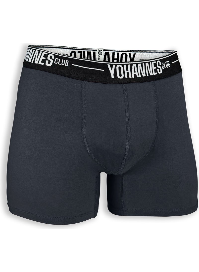 Yohannes Club - men, Special Pouch Cotton Boxer, single, Smoke - Image 1