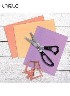 Unique Pinking Shears for Dressmaking, Professional Stainless Steel Tailor Scissors for Felt Paper Fabric Cutting/Sewing, Handled Zig Zag, Children Adults Art and Craft  - Image 5