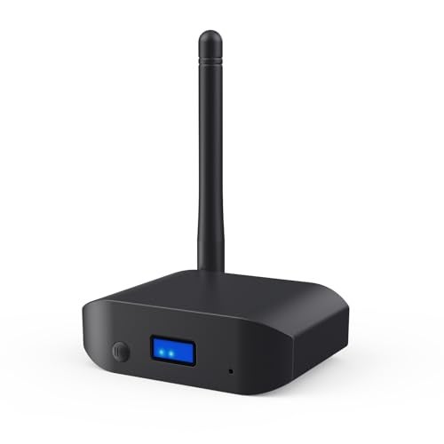 HAOQUOOU Bluetooth 5.3 Receiver for Home Stereo Adapter for HiFi Music Streaming, Wired Speakers,with AUX 3.5mm/USB-C Data Cable, Long Range,Low Latency and HD Audio - Image 1