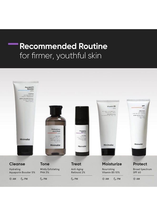 MINIMALIST 2% Retinoid Anti Ageing Night Cream For Wrinkles & Fine Lines | With Retinol Derivative For Sensitive Skin  - Image 4