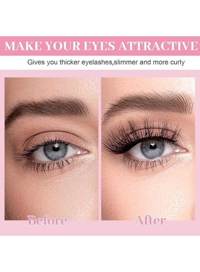 طقم رموش AOYASIYUE العنقودية (60 قطعة Mix) - أحجام متنوعة  احترافي - مظهر كثيف وجذاب - رموش DIY سهلة التركيب (طقم توفيري) - Image 2