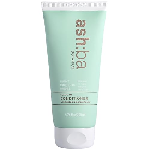 Ashba Botanics Leave-in Conditioner Frizzy Hair Fixer, For Dry & Dehydrated Hair | Moisturizes, Protects, Shiny Hair | With Rosemary Extracts | Hair Cream For Curls | For Men & Women - 8 Fl Oz - Image 1