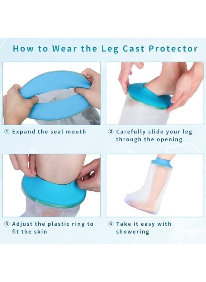 Grace Waterproof leg cover for everyday protection. Its practical and lightweight design helps protect your leg from wetness and dirt. Suitable for daily use. Waterproof, one size fits all. - Image 3