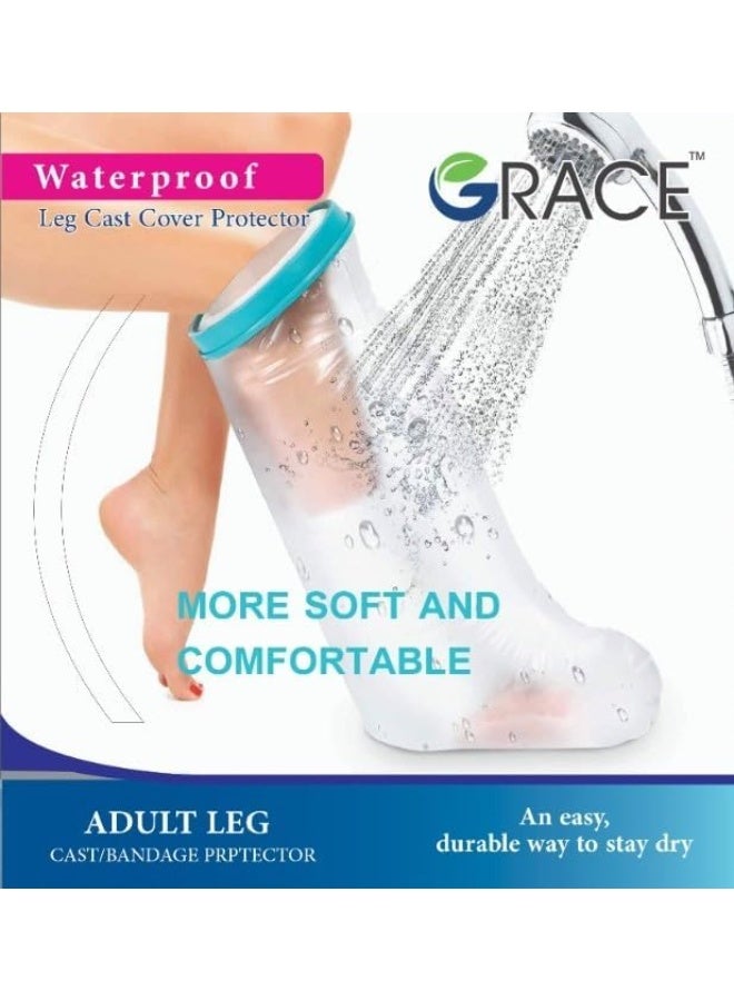 Grace Waterproof leg cover for everyday protection. Its practical and lightweight design helps protect your leg from wetness and dirt. Suitable for daily use. Waterproof, one size fits all. - Image 5