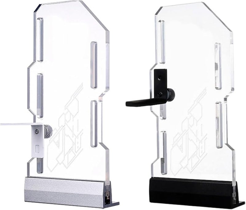 Black Multiple Position Acrylic GPU Stand With ARGB Light Sync For Desktop PC black - Image 4