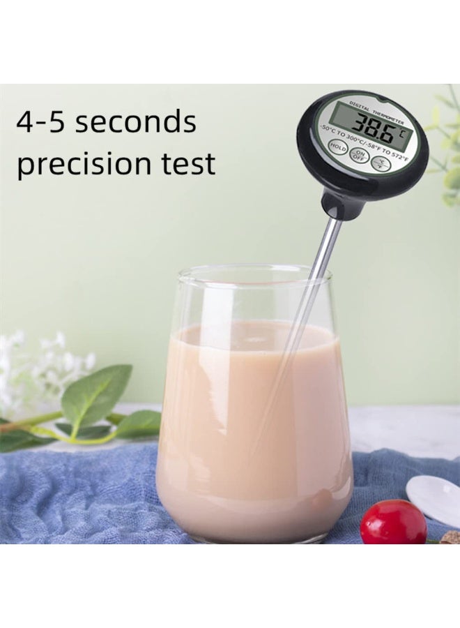 BAZARU 120mm Stainless Steel Milk Frothing Thermometer – Calibratable Barista Dial Thermometer with Color-Coded Zones for Perfect Latte, Cappuccino & Coffee Drinks - Image 4