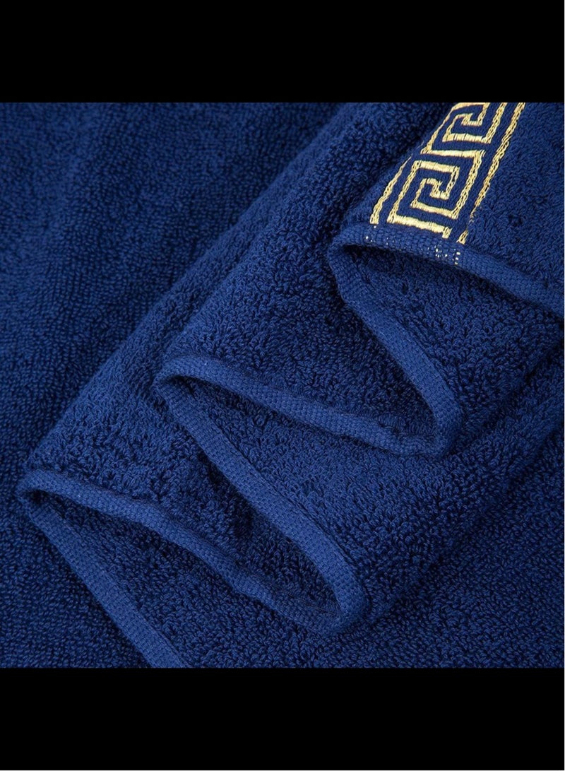 100% Cotton Highly Absorbent Embroidered Towels 3-Piece Towel Set Hotel Bath Towel, 1 Bath Towels, 2 Hand Towels, Extra Thick - Image 4