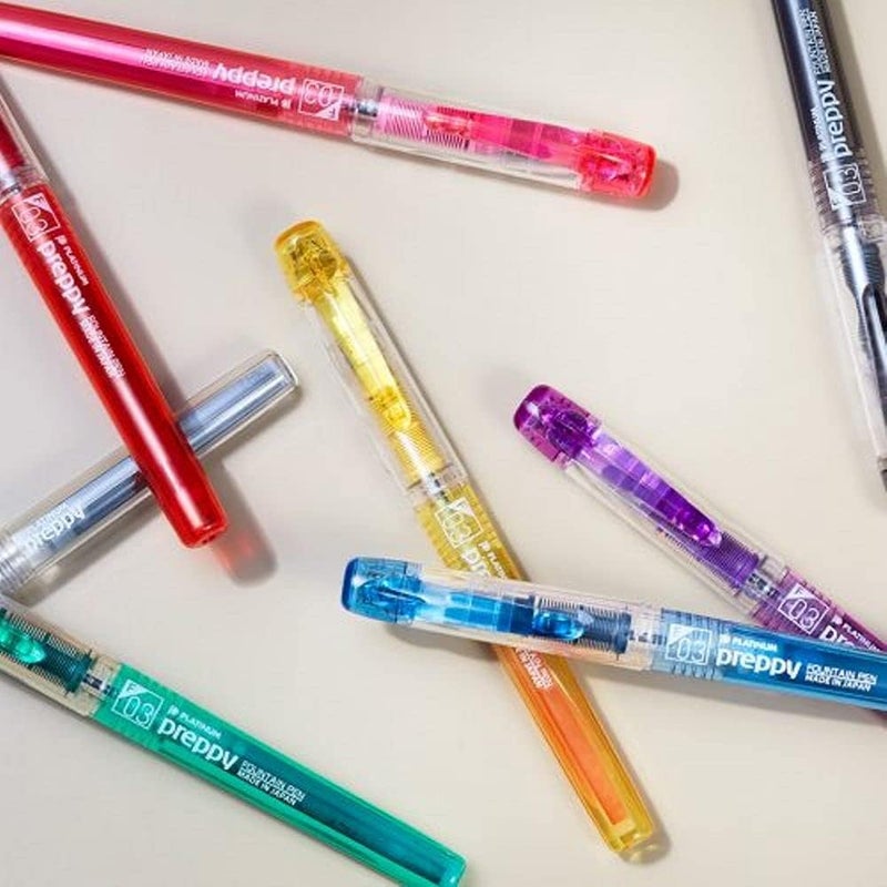 Platinum Fountain Pen, Preppy, Fine Nib, Blue Black (1716032.0) - Image 4