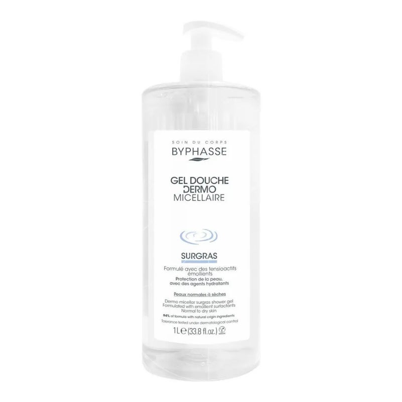 Byphasse Dermo Micellar Surgras Super Fatted Shower Gel With Moisturizing Agent- 1Ltr