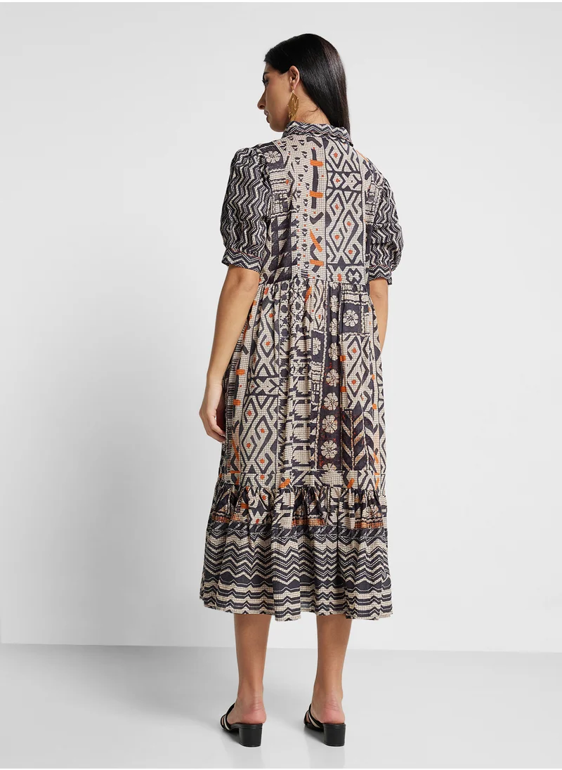 Biba Printed Dress