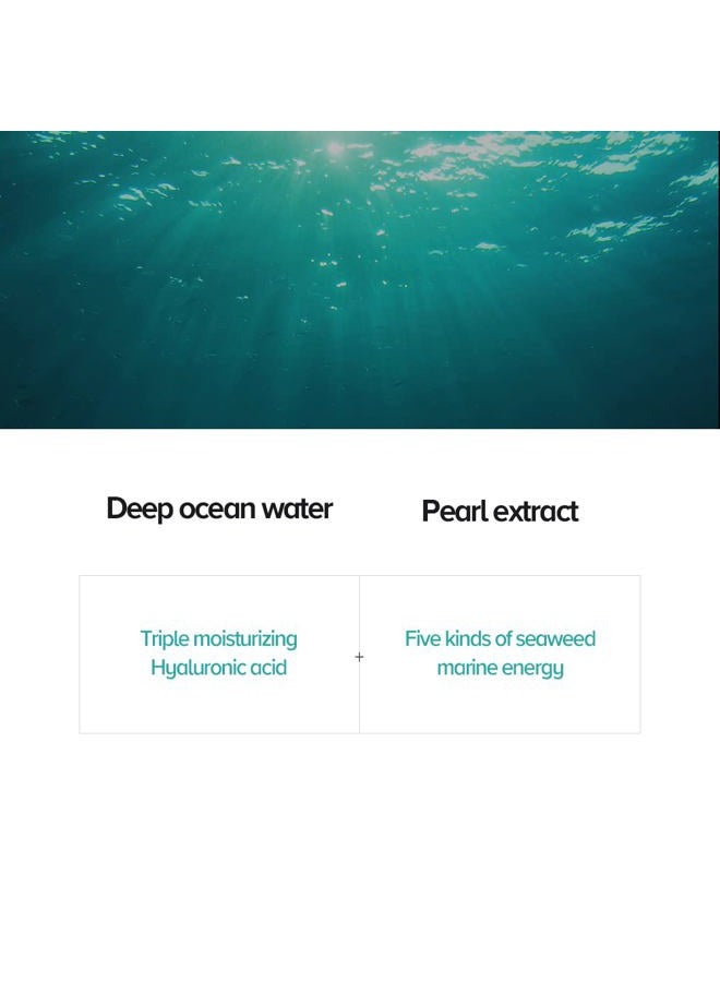 JMsolution Marine Luminous Black Pearl 3 Step Mask (10 Sets) | Bubble Cleanser + Black Sheet Mask + Finishing Cream | Oil & Moisture Balance Korean Skincare Set | K-Beauty Face Mask Kit - Image 5