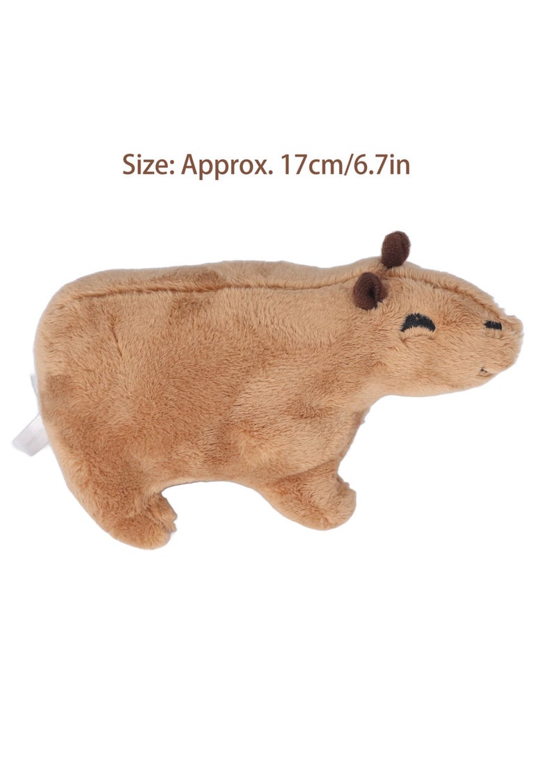 Sorandy Simulated Capybara Plush Toy Cute Animal Children Gift Ornaments - Image 5
