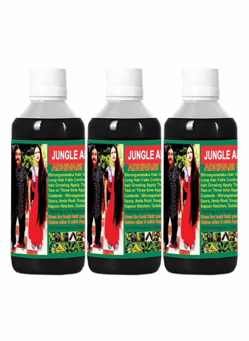 Adivasi Neelambari Ayurvedic Herbal Adivasi Hair Oil – Natural Remedy for Hair Care (500ml) Pack Of 3 