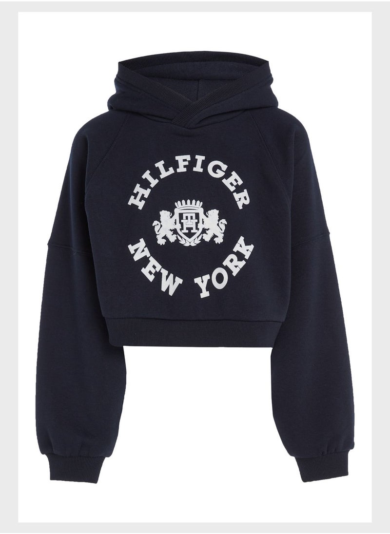 TOMMY HILFIGER - Youth Varsity Hoodie - Image 1