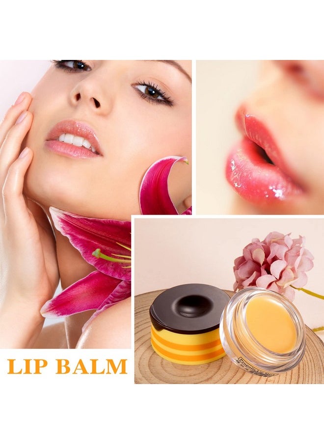WYBLZPXZ - 1Pcs Bee Balm Lip Balm Honey Pothoney Sleeping Lip Mask Bee Balm With Applicatornatural Moisturizing & Prevention Dry And Cracked Lip Scrubs Exfoliator - Image 1