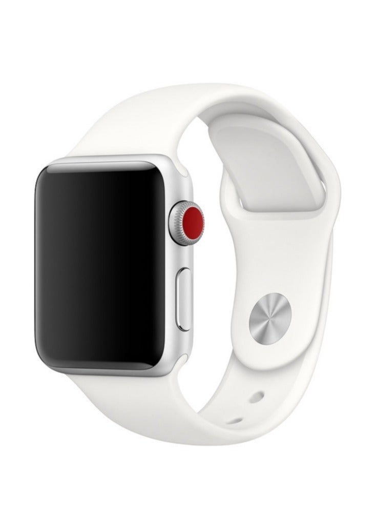 ELTRAZONE Soft Silicone Fitness Replacement Wristband Strap For Apple iWatch Band Series 6/5/4/3/2/1/SE 42-44mm - Image 2