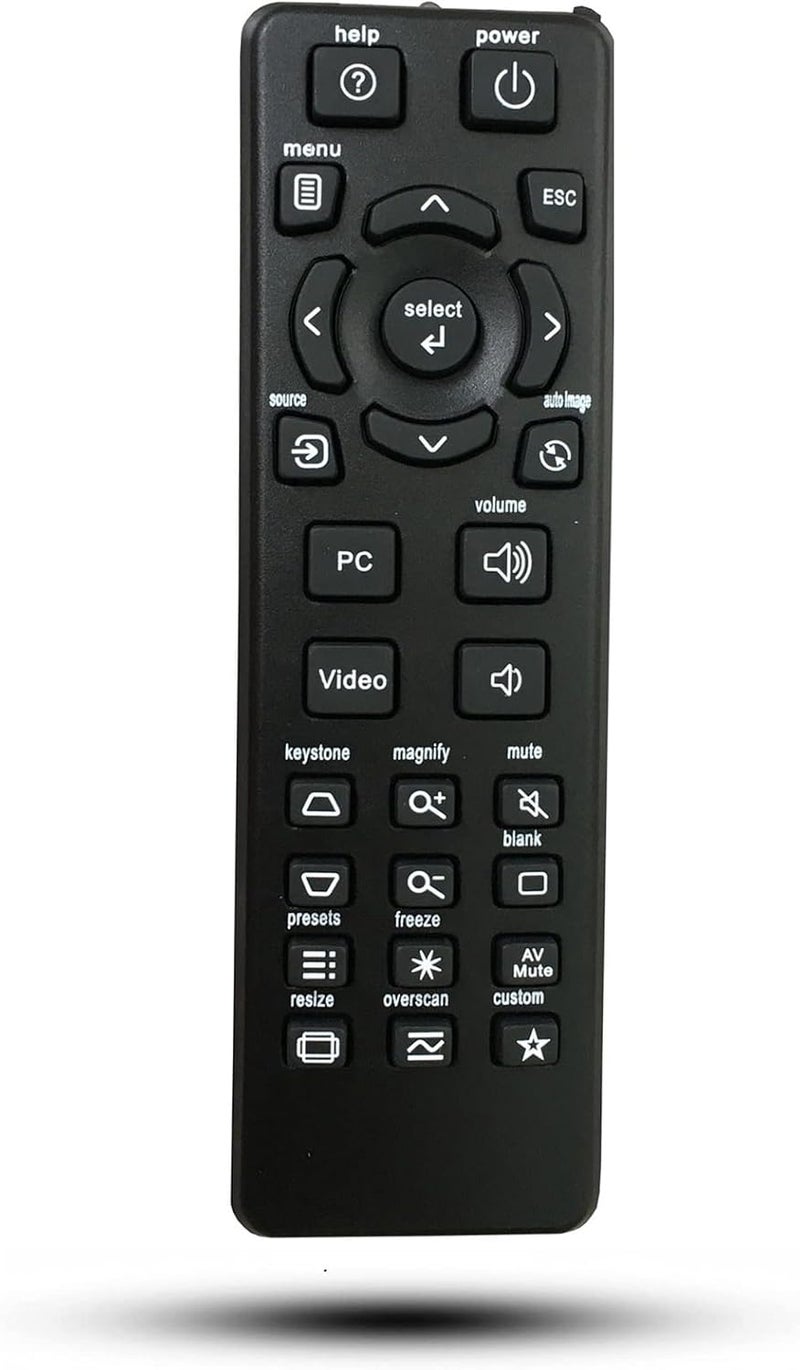 Replacement Remote Control for Infocus Projector IN3926 IN124 IN122 IN2124 IN124A IN3128HD IN3138HD IN3924 IN3914 IN3126 IN126x IN124x IN124ST - Image 1