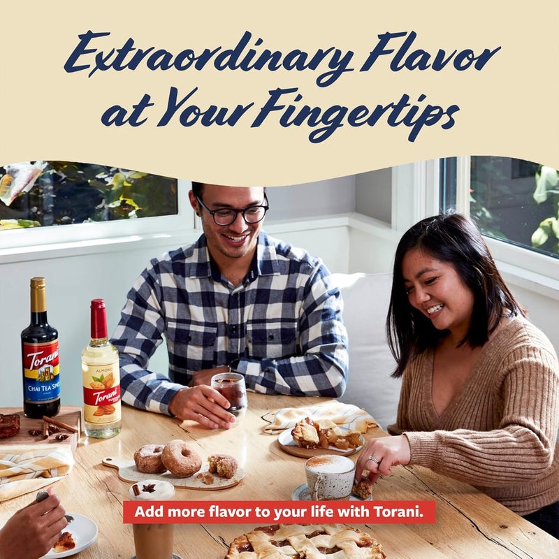 Torani White Chocolate Syrup with Pump - 25.4 Fl Oz - Image 5