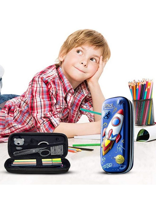 فنبلاست حافظة أقلام FunBlast Space للأطفال، هدايا إرجاع بطابع الفضاء للأطفال، حقيبة أقلام للأطفال، صندوق أقلام للأطفال، حافظة أقلام للأولاد، هدايا إرجاع للأطفال - لون عشوائي - قماش، متعدد الألوان - Image 5