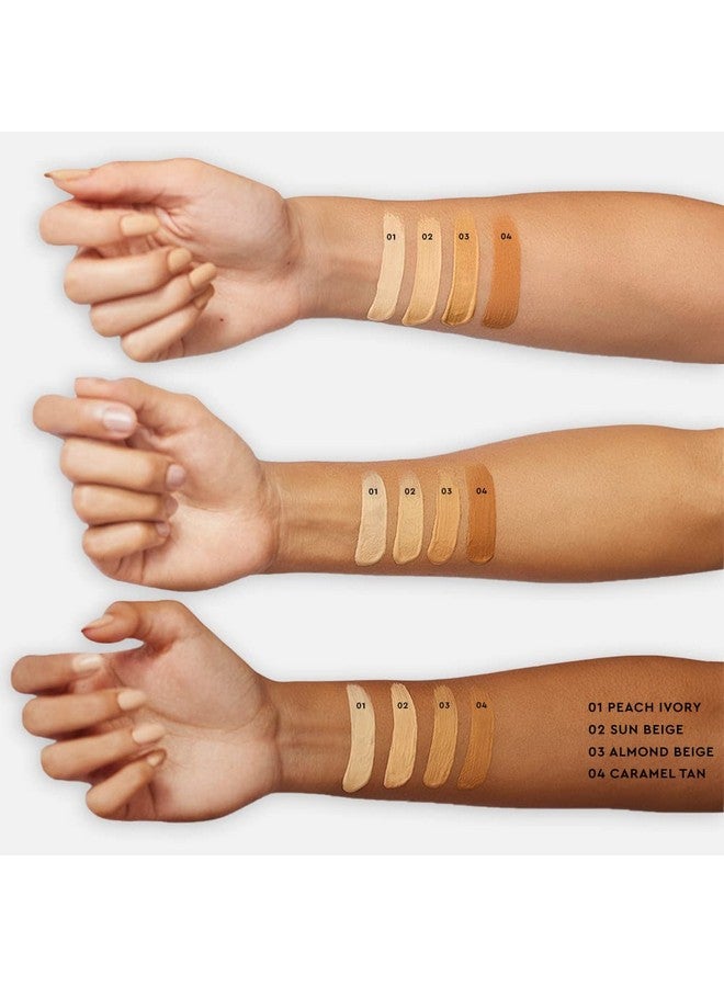 KIRO Daily Dewy Serum Liquid Foundation Almond Beige 30Ml Medium All Dry Normal Oily Sensitive - Image 2