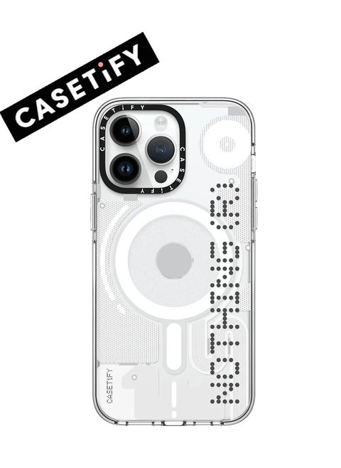 Apple iPhone 14 Pro Max Case,Co-Branding with Nothing  Magnetic Adsorption Phone Case - White