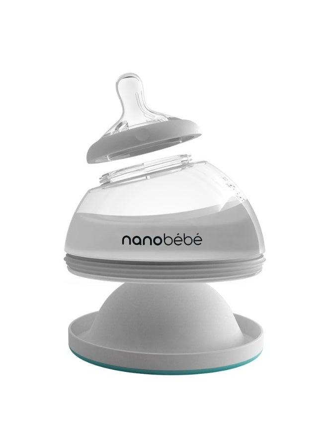 NANOBEBE Breastmilk Baby Bottle 3 Pack, Teal 5oz 150ml - Image 4