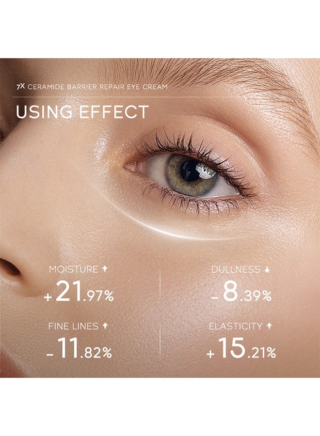 Laikou Ceramide Barrier Repair Eye Cream With Roller 20G, Hydrating Anti Aging, Eye Wrinkle Cream With Massage Head, Dark Circle Eye Cream For Women And Men, Eye Moisturizer For All Skin Type - Image 4