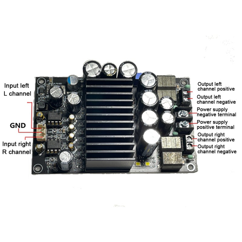 Audio Amplifier Board Module 600W High Power 2.0 Channel with 3.5mm Stereo Input Interface - Image 5