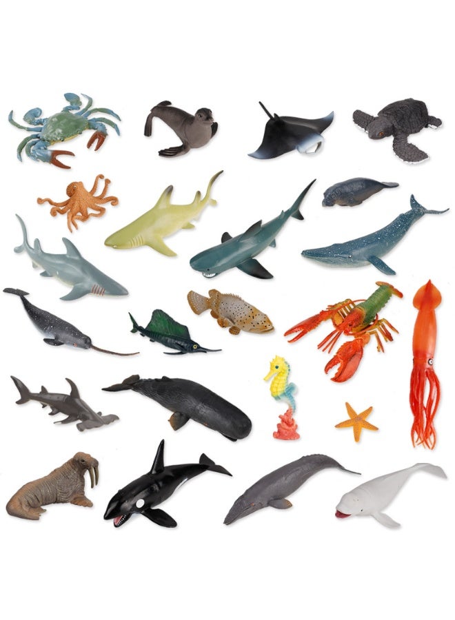 NIBEMINENT Kids' New Underwater World Animal and Plant Model Set