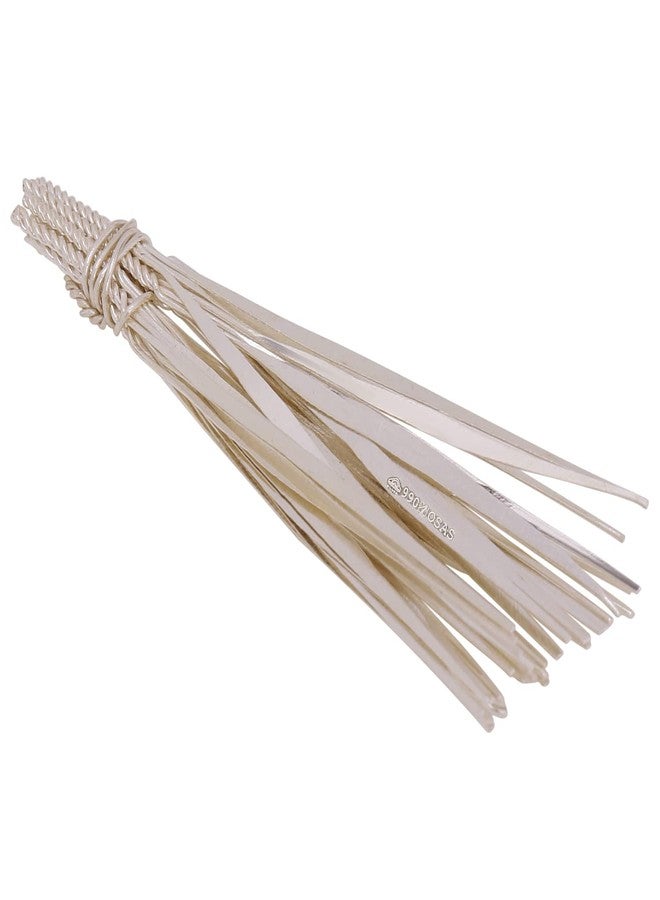 Osasbazaar Pure Silver Durva, Chaandi ki Doob, Silver Doob, Silver Grass, Silver Holy Grass, Silver Puja Durva, Silver Puja Doob, Chaandi ki Doorva for Puja - 97%-99% BIS Hallmarked - Image 1