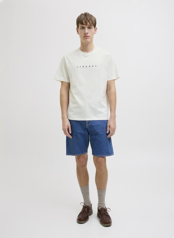 JJ Rebel Jrebrocky Logo Crew Neck T-Shirt  - Image 4