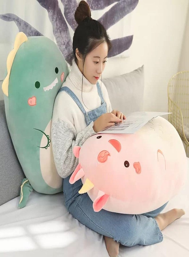 TechMax Solution Soft Dinosaur Plush Hugging Pillow Cute Stuffed Animal Plushies Toy Kids Stuffed Animals Plush Toys for Birthday, Valentine, Christmas - Image 3