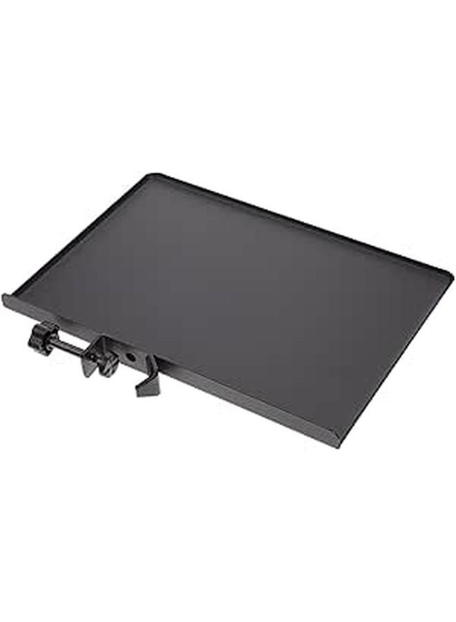 Metal Microphone Clamp Holder With Tray Stand For Studio Home Office Sound Card Black - Image 1