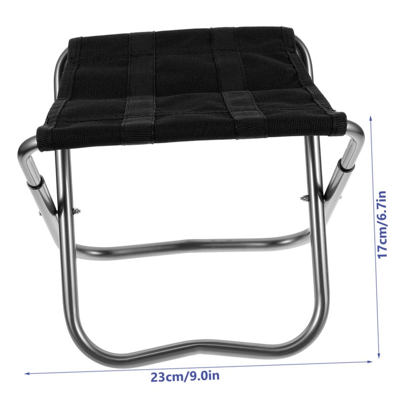 Folding Camping Stool Portable Chair Bench Outdoor Accessory Blue - Image 4