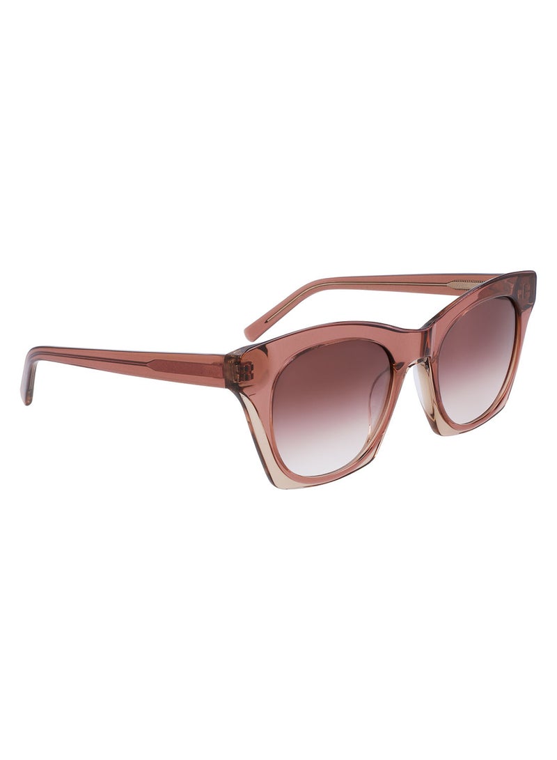 DKNY Full Rim Acetate Cat Eye Dkny Sun Dk541S 5121 (265) Blush/Beige - Image 2