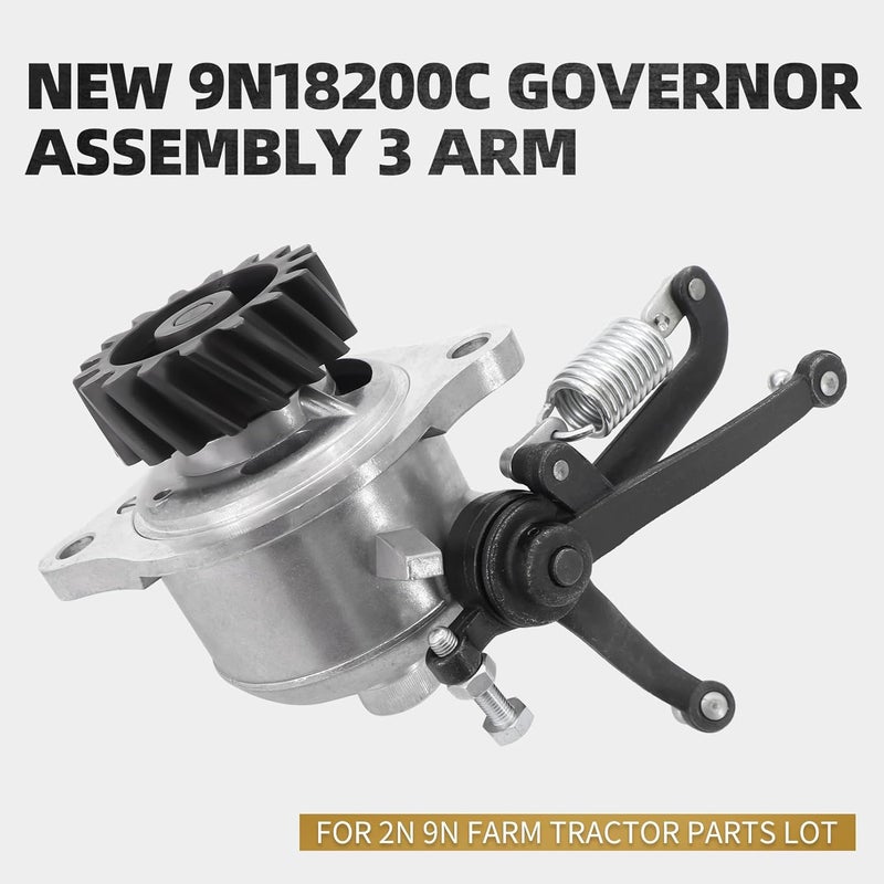 Tektall New 9N18200C Governor Assembly 3 Arm for Ford 2N 9N Farm Tractor Parts Lot (Gasket Included) - Image 3