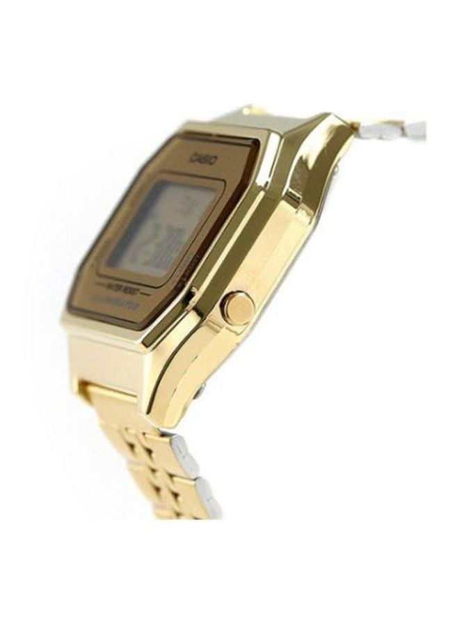 CASIO Women Youth Vintage Water Resistant Digital Watch LA-680WG-9DF - 29 mm - Gold - Image 5