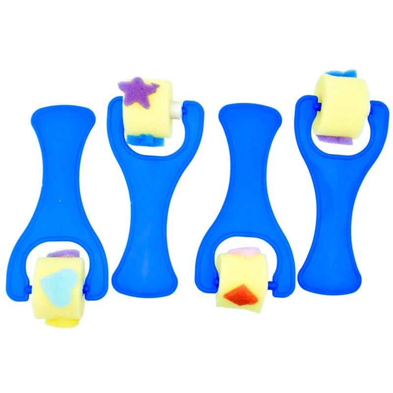 Sponge Brush Set 4pcs Shapes  - Image 1