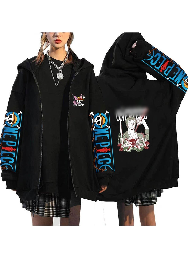 KUYING - New One Piece Printed Zipper Sweatshirt Casual Sportswear - Image 1