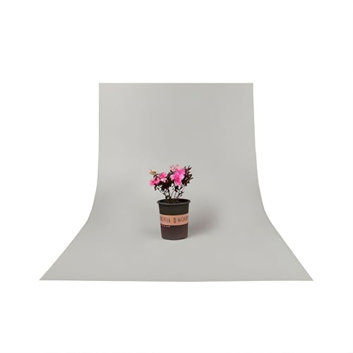 SMILEDRIVE® Photography Background Sheets - Backdrop Sheets 60 x 120 cm Waterproof Wrinklefree PVC Material (Grey and White) - Image 4