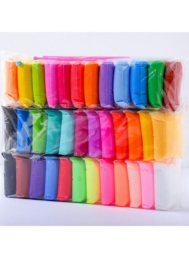 Gonice 36 Colors Plasticine DIY Plasticine for Children Education Super Light Clay Air Dry Clay Multi-color Modelling Clay Interactive Toy