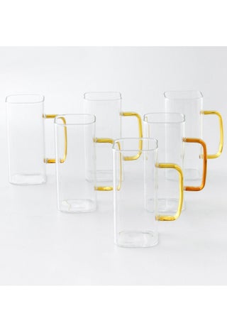 6-Pieces Square Shaped Glass with Handle Clear - pzsku/ZCD31E2F000040A7587C3Z/45/_/1663812008/ebce6f34-862c-42ed-86d2-cec59cb3a4ee