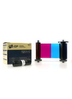 IDP Smart-30 & 50 series plastic card printer ribbon by IDP - YMCKO full-color, ribbon with cleaning roller, 250 cards/roll (650643)  - Image 1
