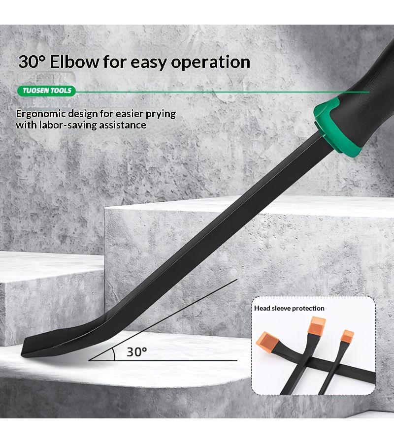 Multi Function Steel Pry Bar Folding Ruler Tire Lever Model 254161 - Image 5