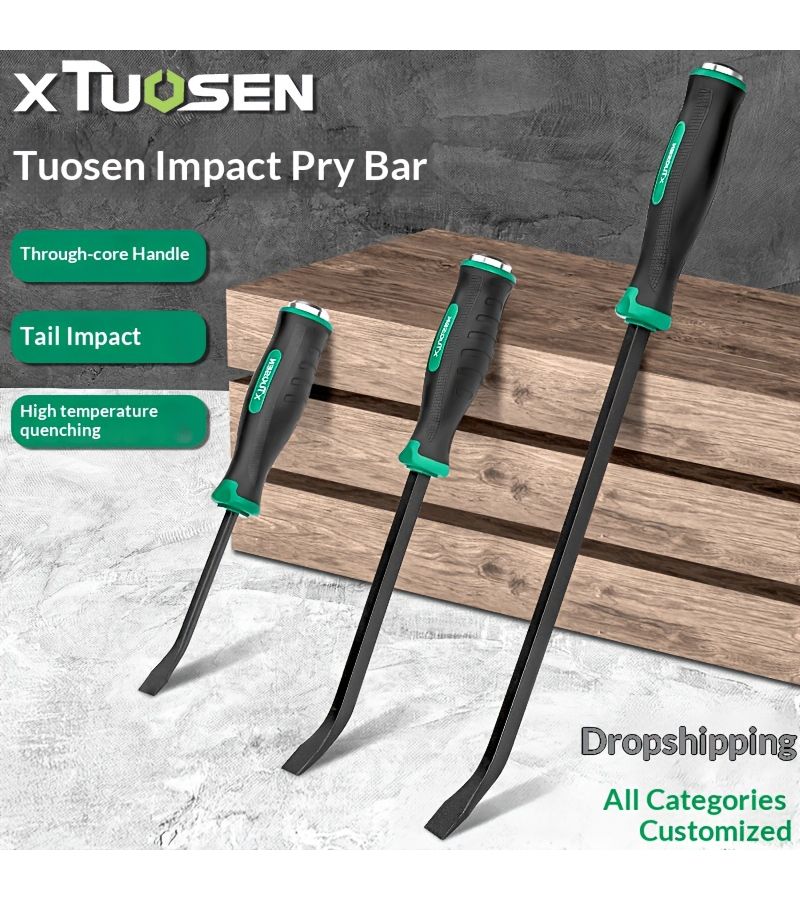Multi Function Steel Pry Bar Folding Ruler Tire Lever Model 254161 - Image 2