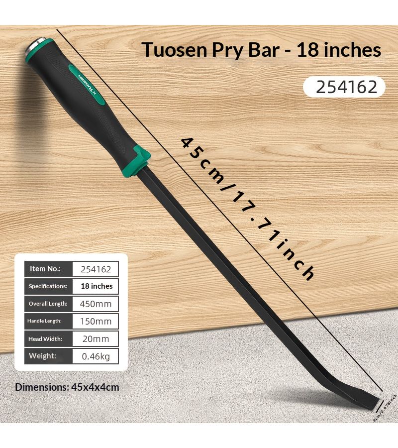 Multi Function Steel Pry Bar Folding Ruler Tire Lever Model 254161 - Image 1