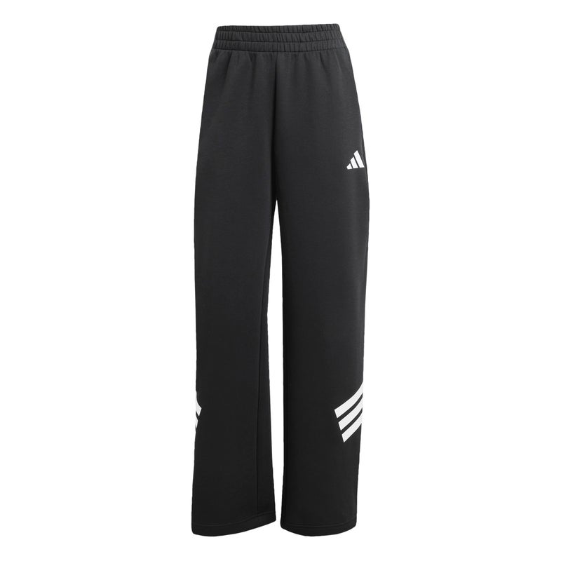 Adidas Future Icons 3-Stripes Open-Hem Tracksuit Bottoms - Black - Image 3