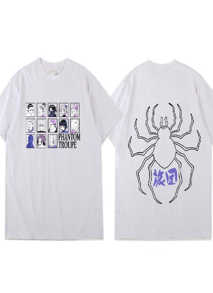 Eckek - Japan Anime Hunter X Hunter T-Shirt Men Fashion T Shirt Phantom Troupe Clothes Hisoka Chrollo Tops Tees Camiseta Camiseta Tops - Image 1